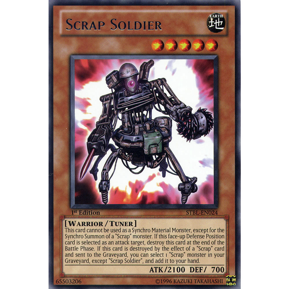 Scrap Soldier STBL-EN024 Yu-Gi-Oh! Card from the Starstrike Blast Set