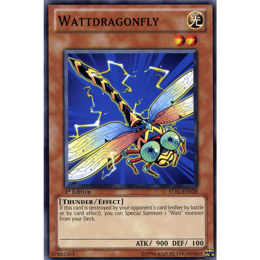 Wattdragonfly STBL-EN028 Yu-Gi-Oh! Card from the Starstrike Blast Set