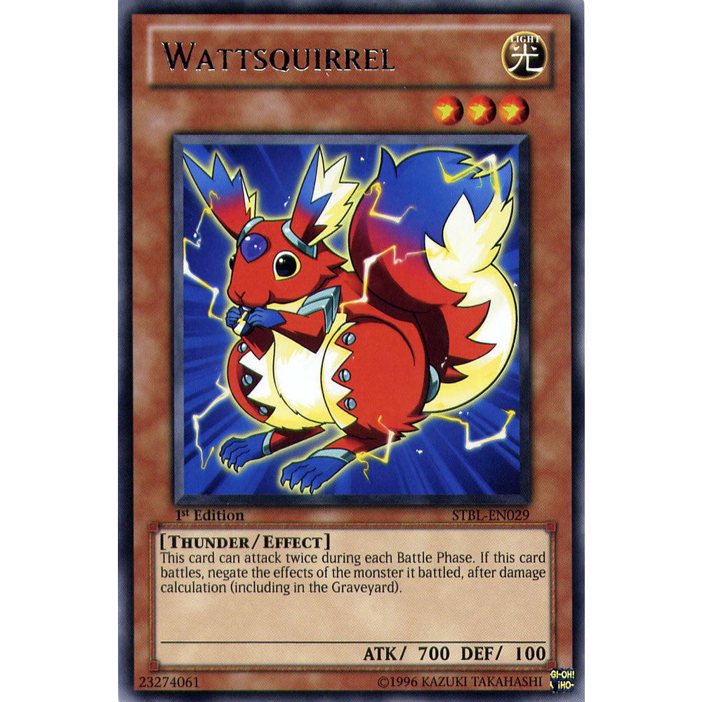 Wattsquirrel STBL-EN029 Yu-Gi-Oh! Card from the Starstrike Blast Set