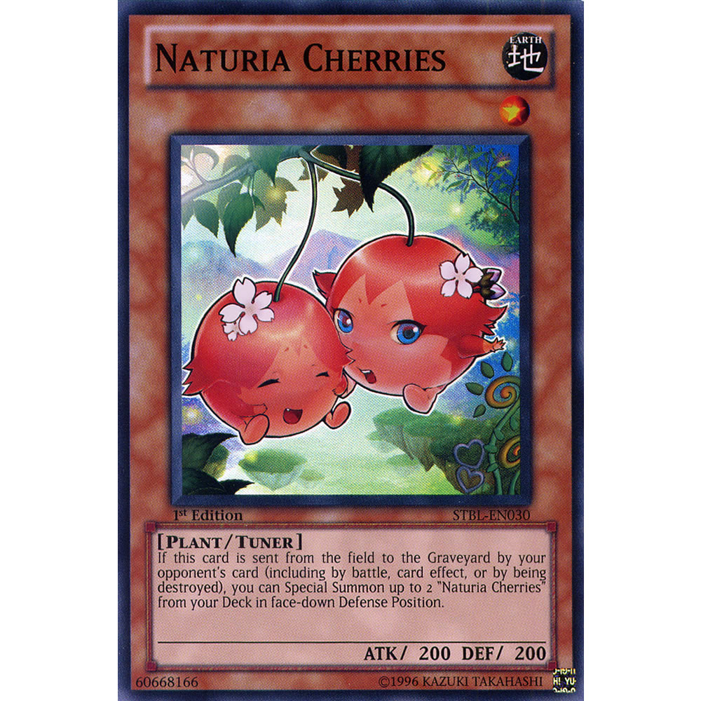 Naturia Cherries STBL-EN030 Yu-Gi-Oh! Card from the Starstrike Blast Set