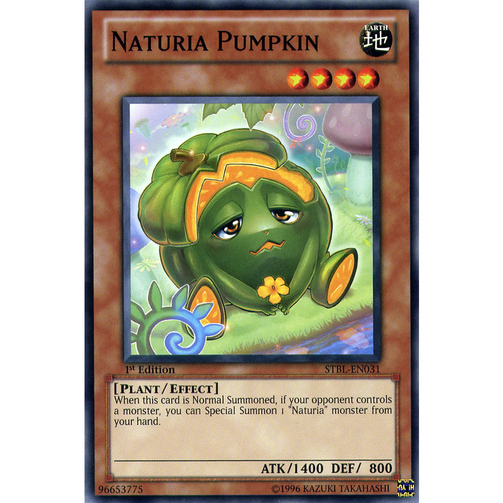 Naturia Pumpkin STBL-EN031 Yu-Gi-Oh! Card from the Starstrike Blast Set