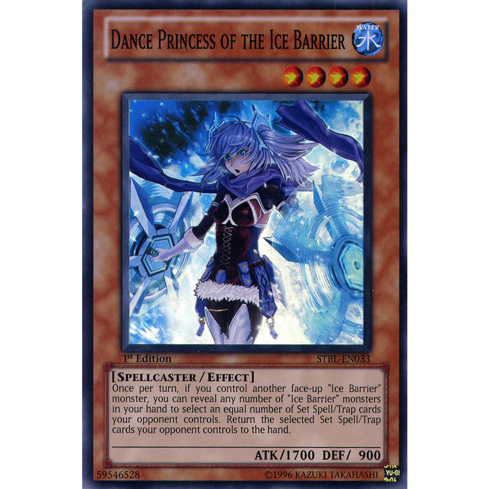 Dance Princess of the Ice Barrier  STBL-EN033 Yu-Gi-Oh! Card from the Starstrike Blast Set