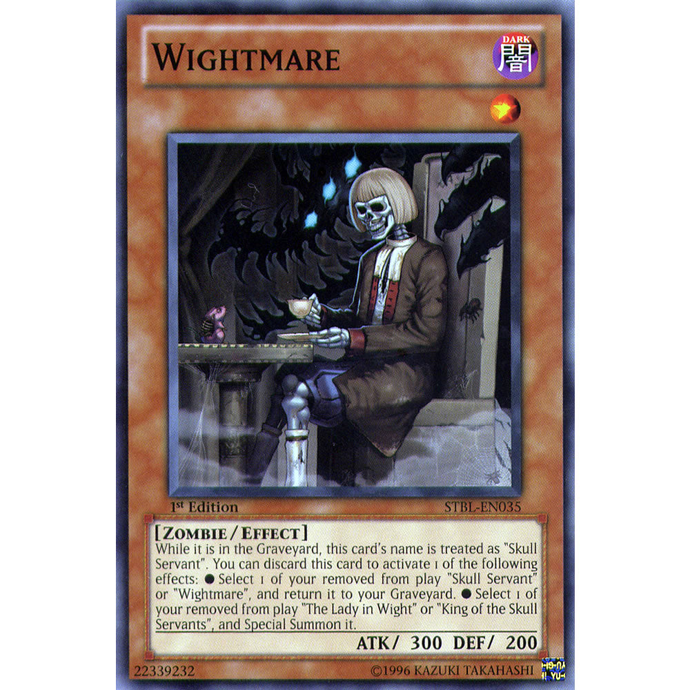 Wightmare STBL-EN035 Yu-Gi-Oh! Card from the Starstrike Blast Set