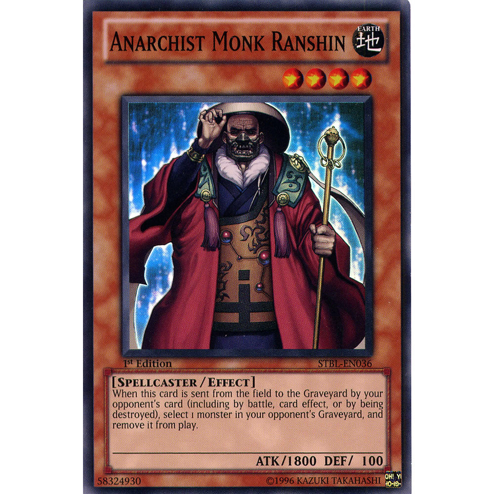 Anarchist Monk Ranshin STBL-EN036 Yu-Gi-Oh! Card from the Starstrike Blast Set