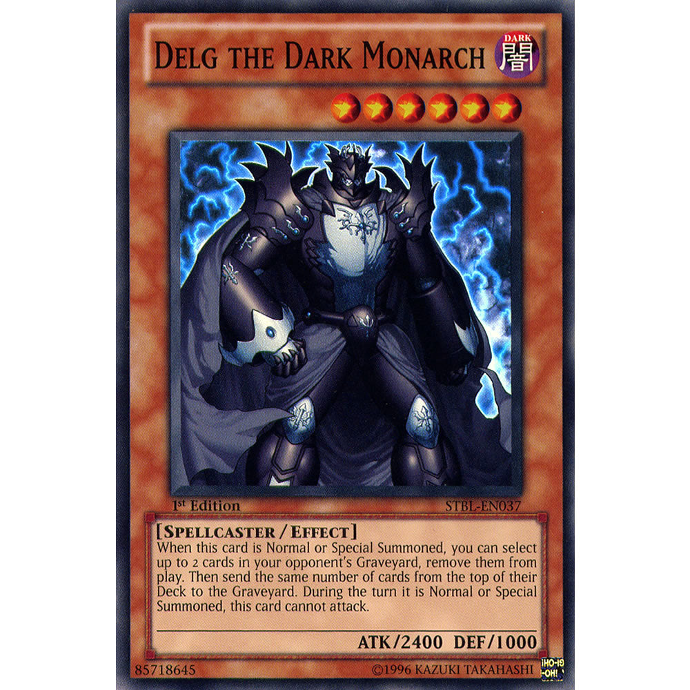Delg the Dark Monarch STBL-EN037 Yu-Gi-Oh! Card from the Starstrike Blast Set