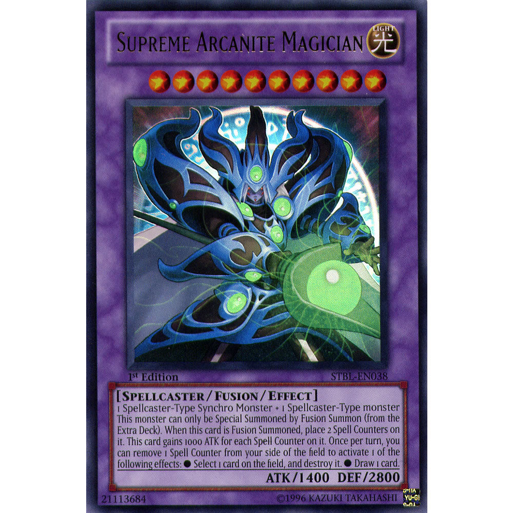 Supreme Arcanite Magician STBL-EN038 Yu-Gi-Oh! Card from the Starstrike Blast Set