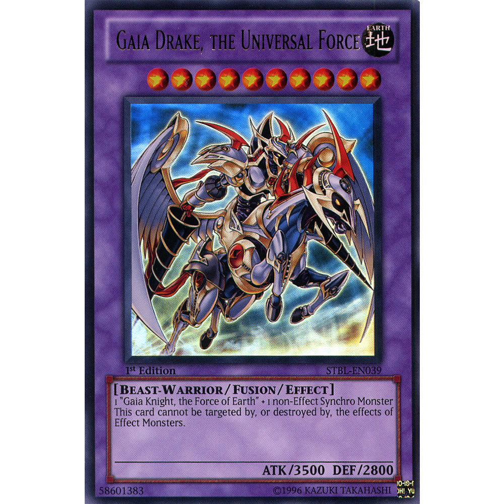 Gaia Drake, the Universal Force  STBL-EN039 Yu-Gi-Oh! Card from the Starstrike Blast Set