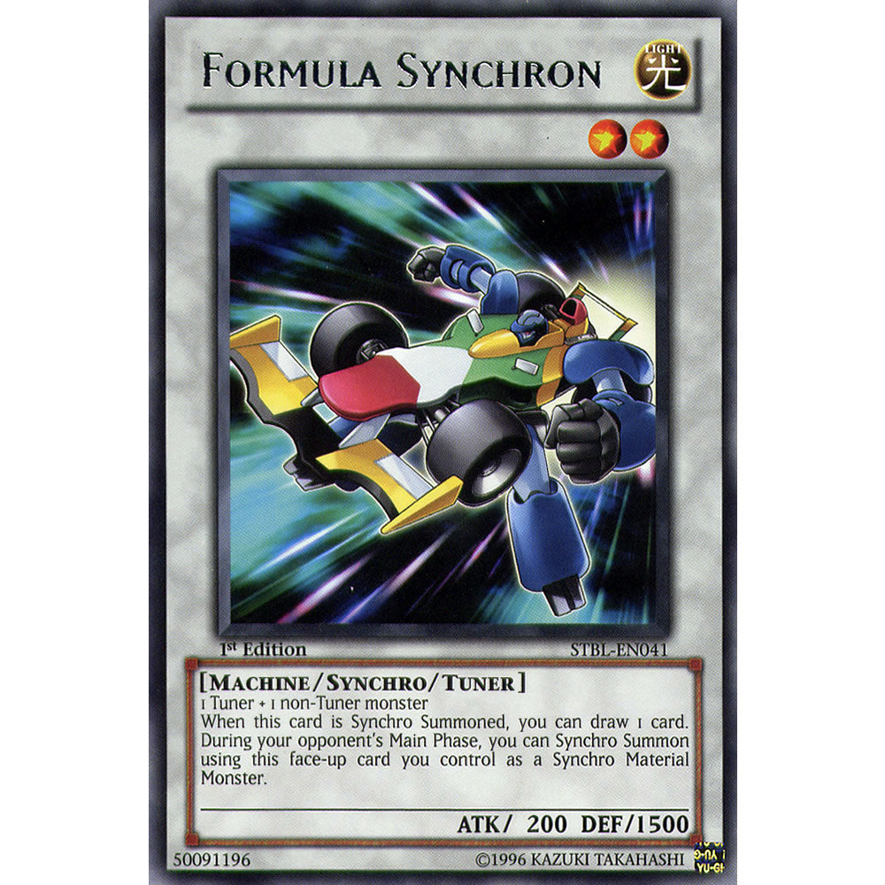 Formula Synchron STBL-EN041 Yu-Gi-Oh! Card from the Starstrike Blast Set