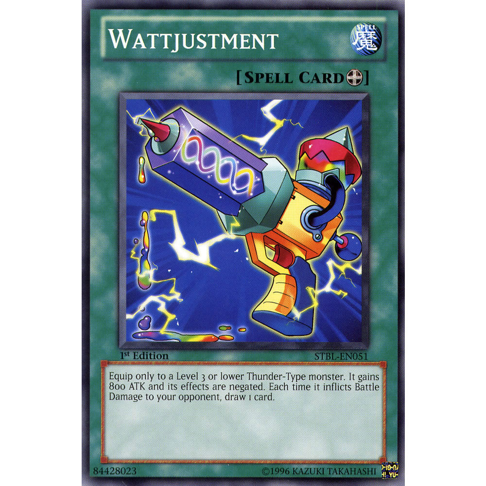 Wattjustment STBL-EN051 Yu-Gi-Oh! Card from the Starstrike Blast Set