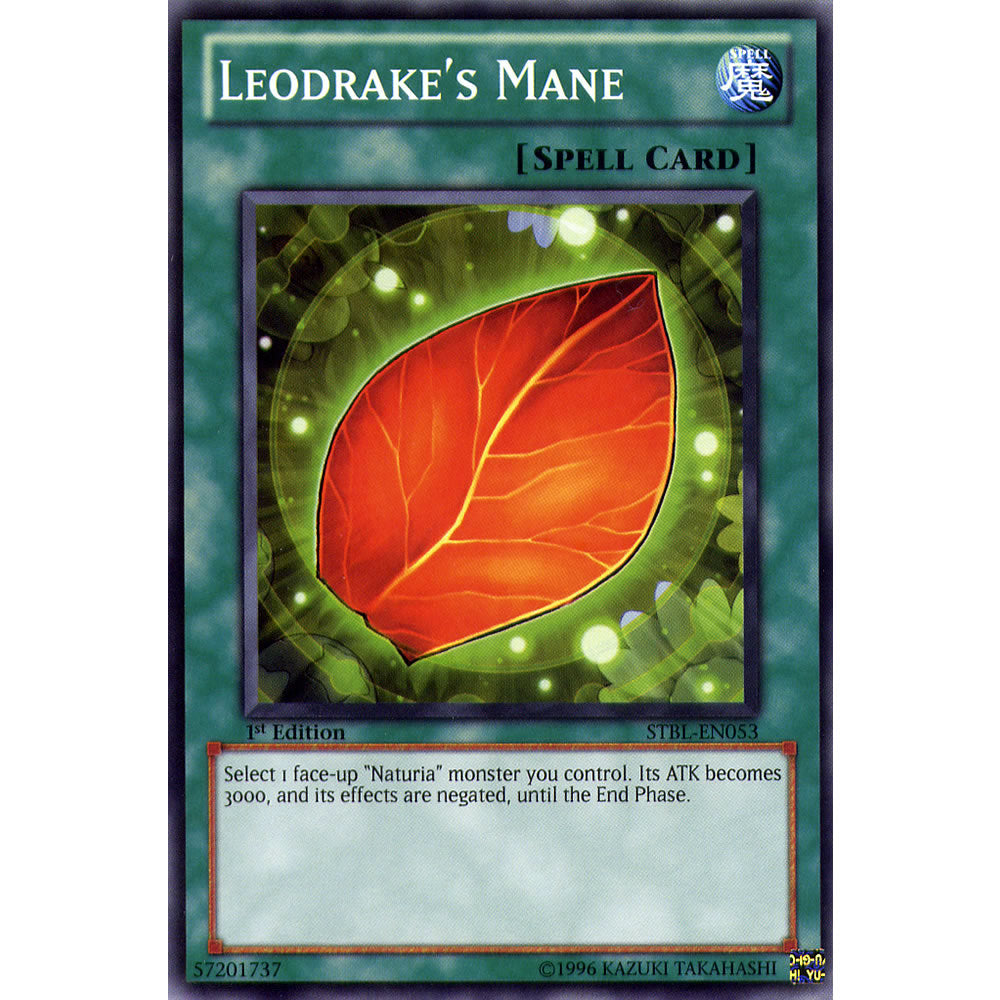 Leodrake's Mane STBL-EN053 Yu-Gi-Oh! Card from the Starstrike Blast Set