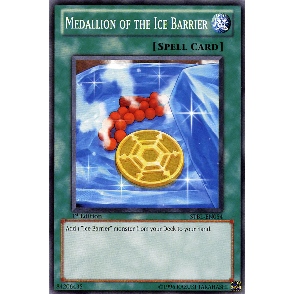 Medallion of the Ice Barrier STBL-EN054 Yu-Gi-Oh! Card from the Starstrike Blast Set