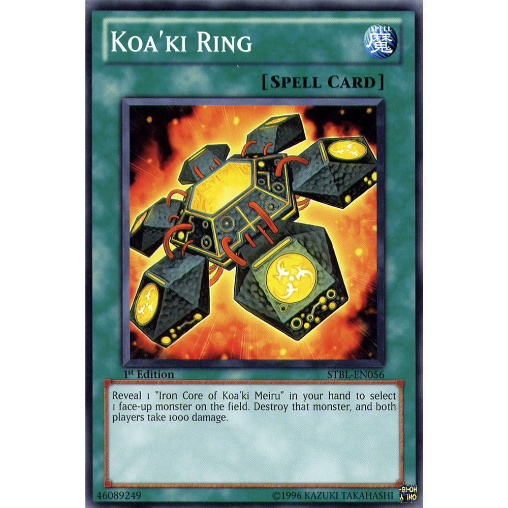 Koa'ki Ring STBL-EN056 Yu-Gi-Oh! Card from the Starstrike Blast Set