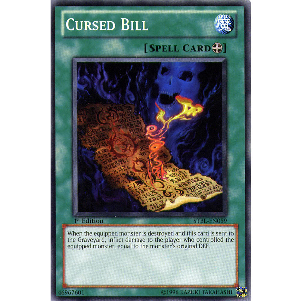 Cursed Bill STBL-EN059 Yu-Gi-Oh! Card from the Starstrike Blast Set