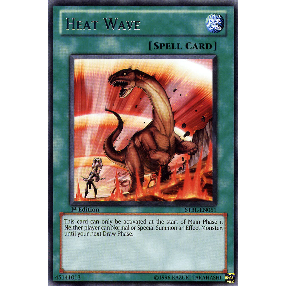 Heat Wave STBL-EN061 Yu-Gi-Oh! Card from the Starstrike Blast Set