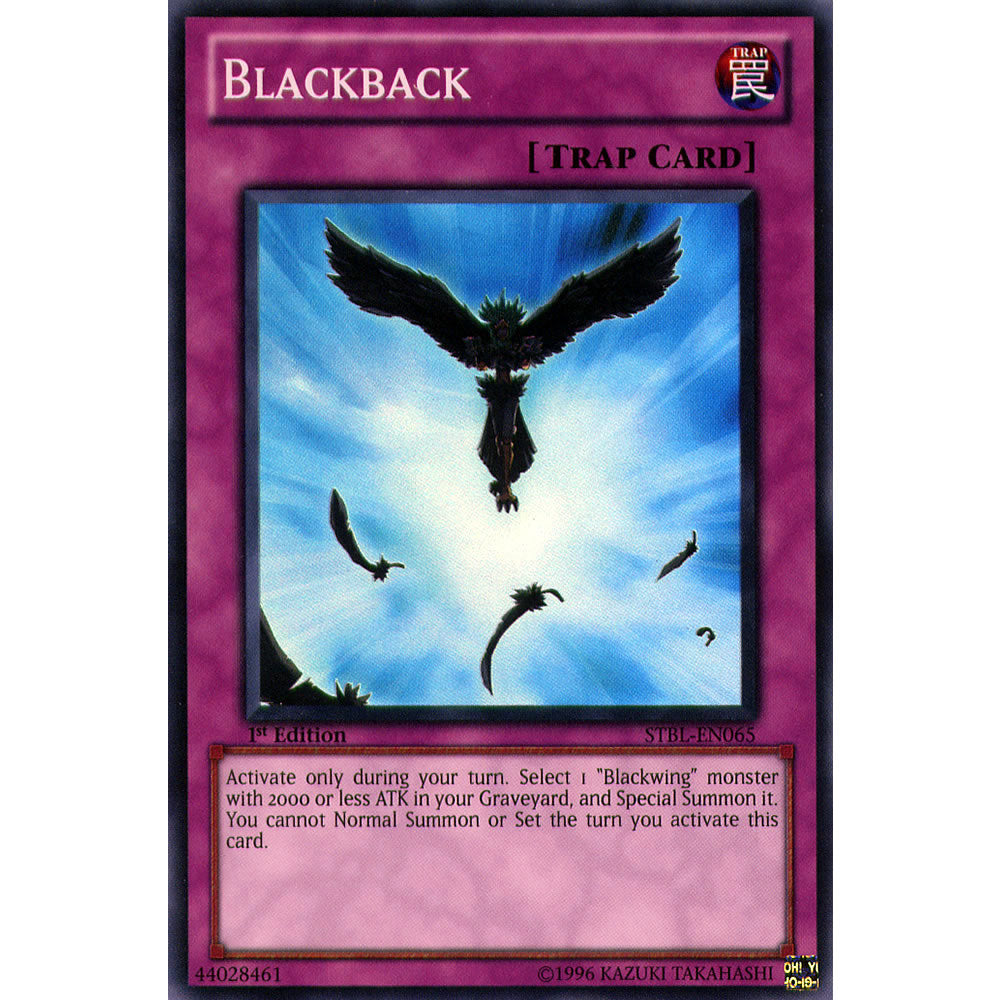 Blackback STBL-EN065 Yu-Gi-Oh! Card from the Starstrike Blast Set
