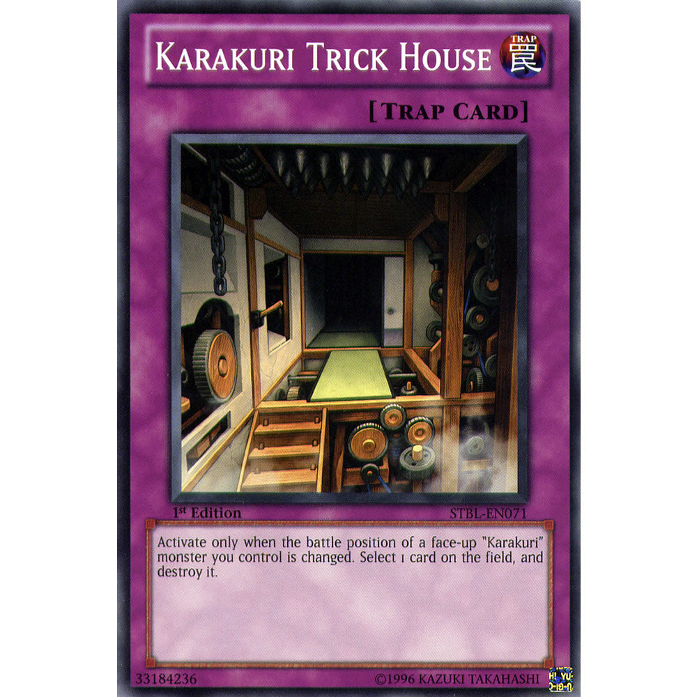 Karakuri Trick House STBL-EN071 Yu-Gi-Oh! Card from the Starstrike Blast Set