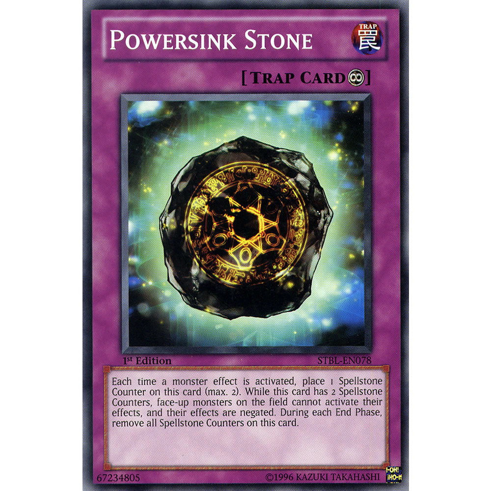 Powersink Stone STBL-EN078 Yu-Gi-Oh! Card from the Starstrike Blast Set