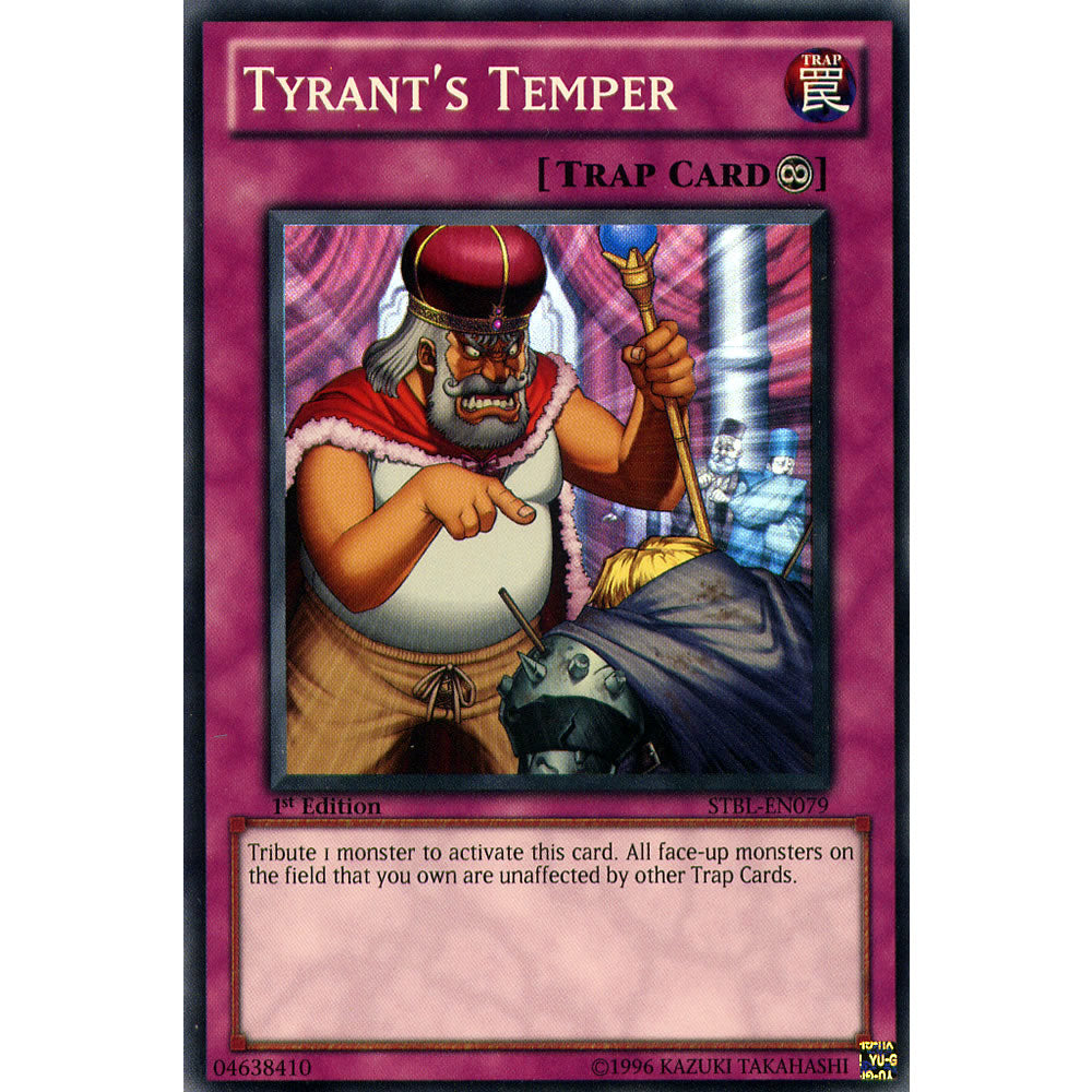 Tyrant's Temper STBL-EN079 Yu-Gi-Oh! Card from the Starstrike Blast Set