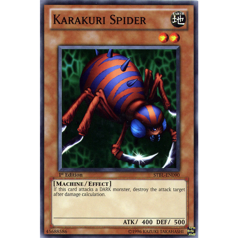 Karakuri Spider STBL-EN090 Yu-Gi-Oh! Card from the Starstrike Blast Set
