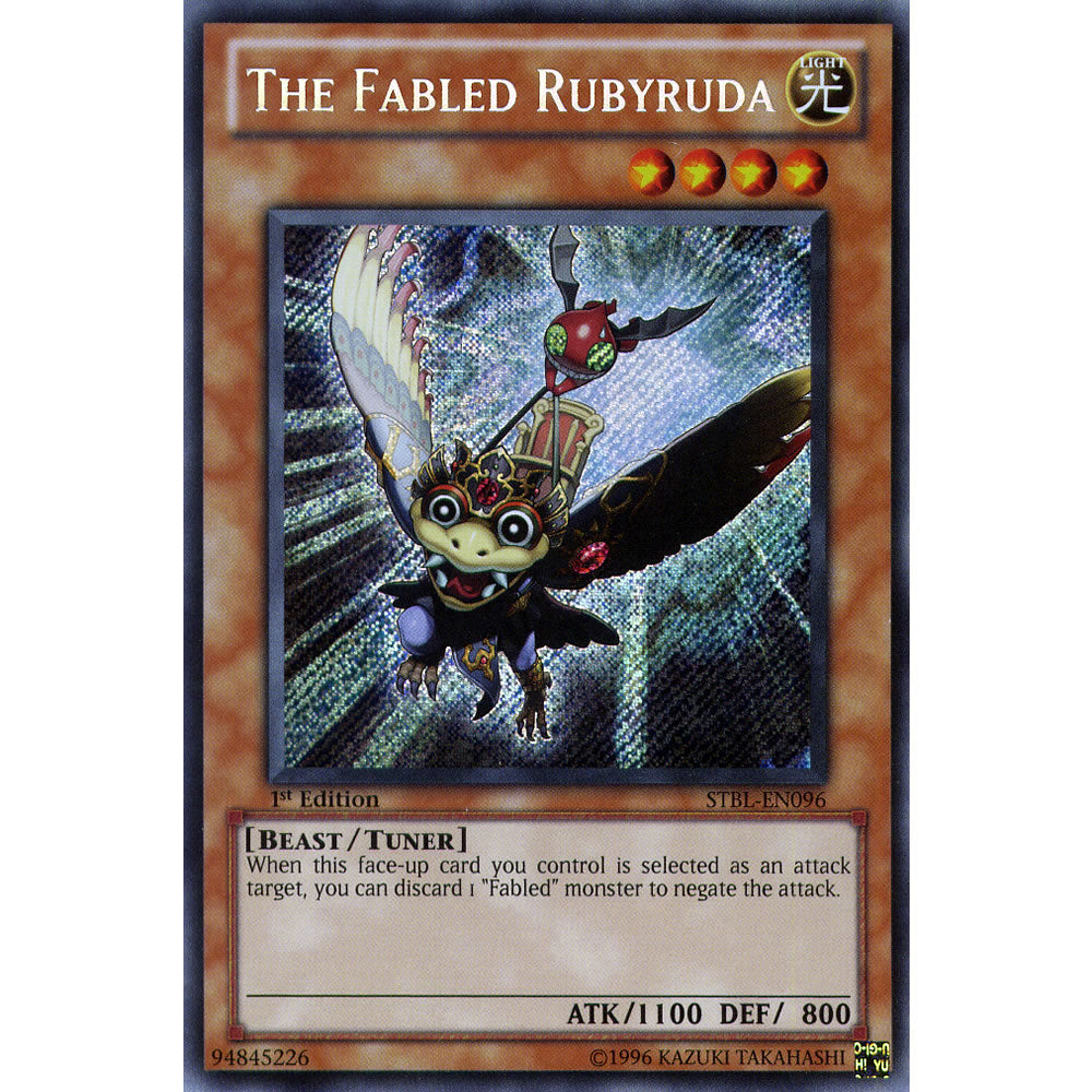 The Fabled Rubyruda STBL-EN096 Yu-Gi-Oh! Card from the Starstrike Blast Set