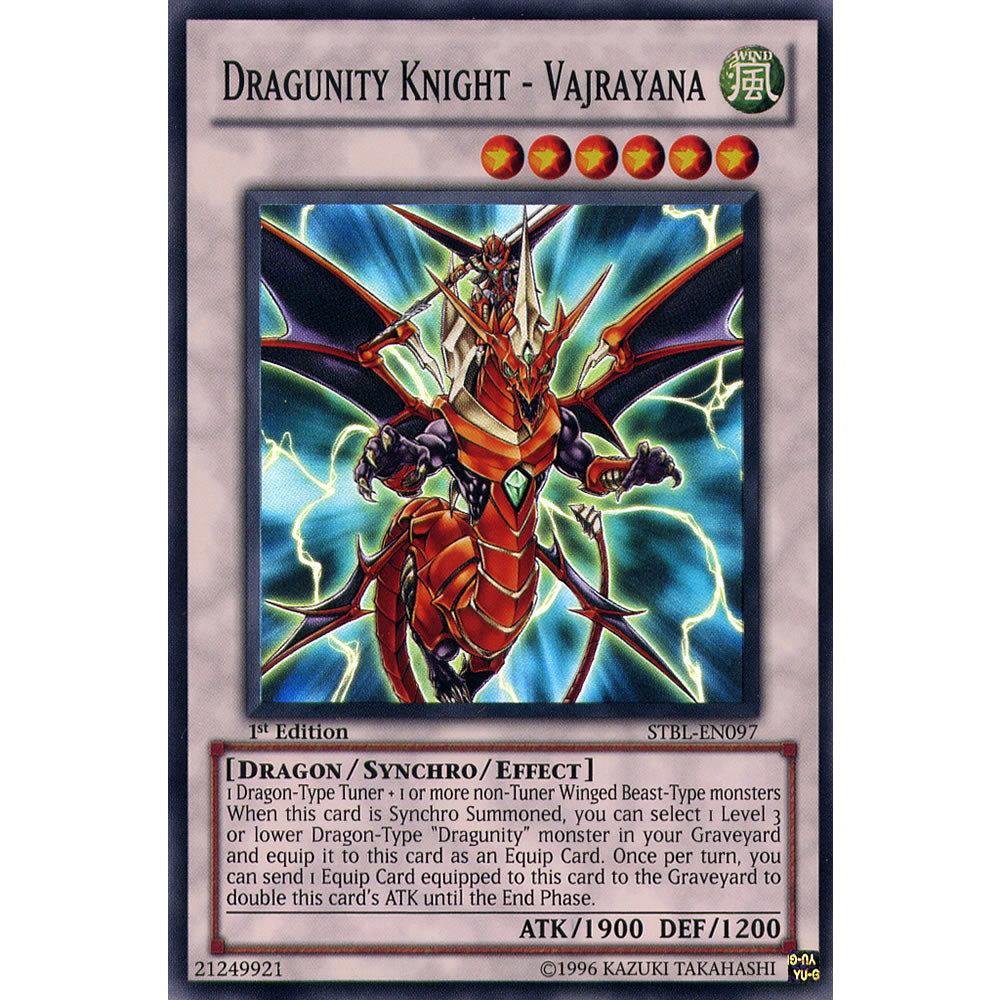 Dragunity Knight - Vajrayana STBL-EN097 Yu-Gi-Oh! Card from the Starstrike Blast Set