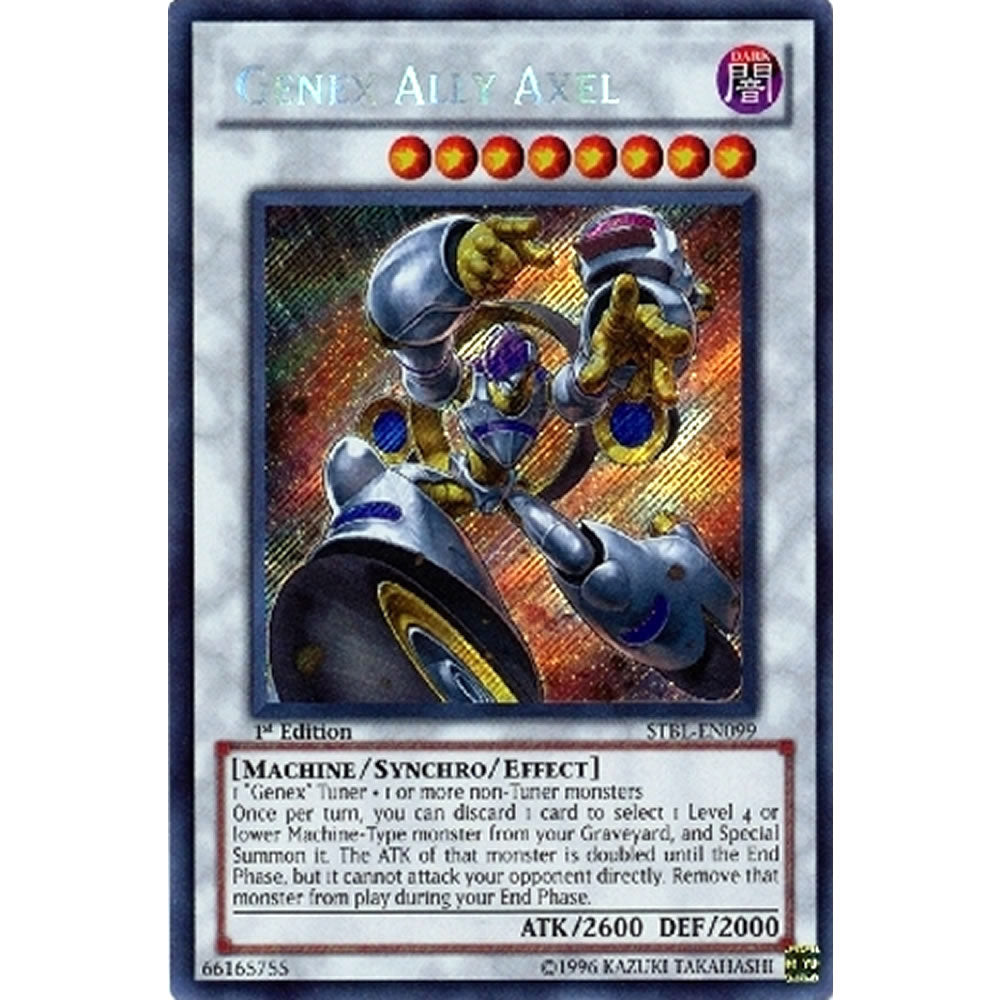 Genex Ally Axel STBL-EN099 Yu-Gi-Oh! Card from the Starstrike Blast Set