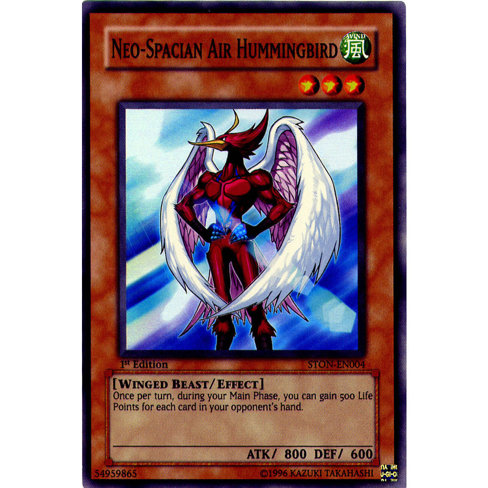 Neo - Spacian Air Hummingbird STON-EN004 Yu-Gi-Oh! Card from the Strike of Neos Set