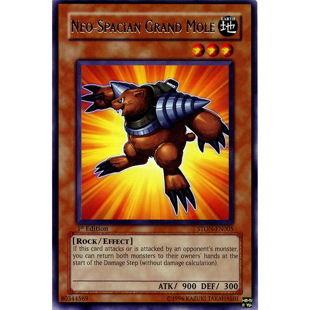 Neo - Spacian Grand Mole STON-EN005 Yu-Gi-Oh! Card from the Strike of Neos Set