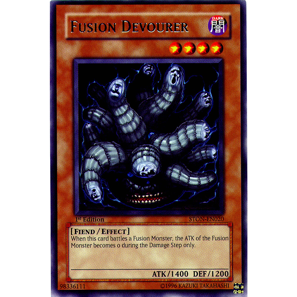 Fusion Devourer STON-EN020 Yu-Gi-Oh! Card from the Strike of Neos Set