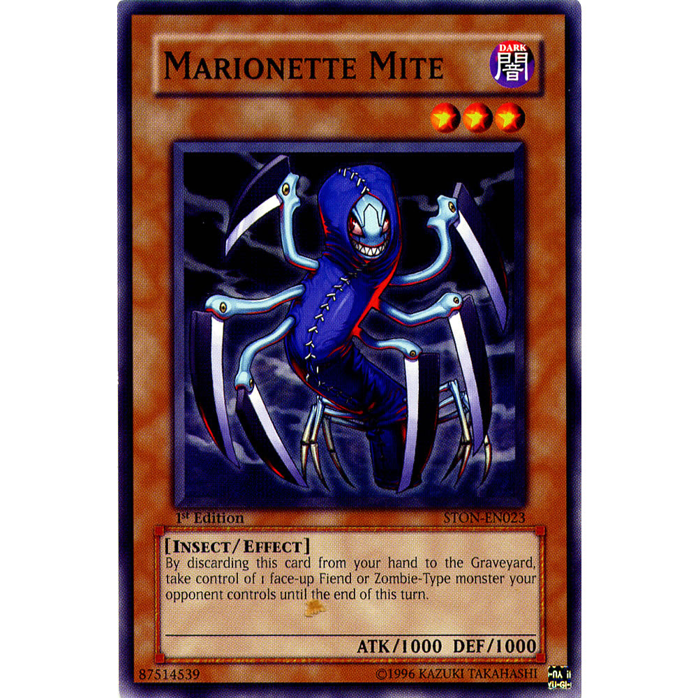 Marionette Mite STON-EN023 Yu-Gi-Oh! Card from the Strike of Neos Set