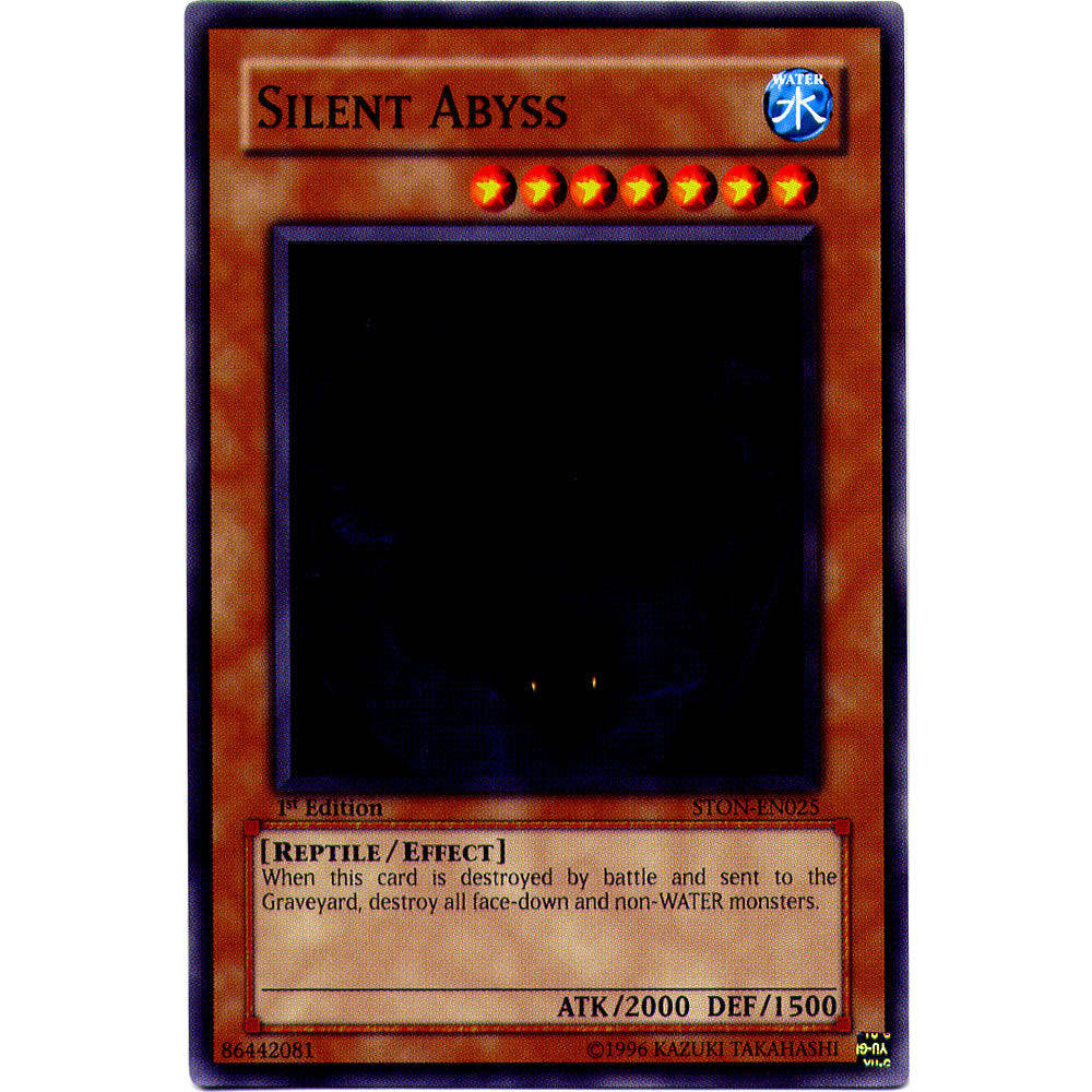 Silent Abyss STON-EN025 Yu-Gi-Oh! Card from the Strike of Neos Set