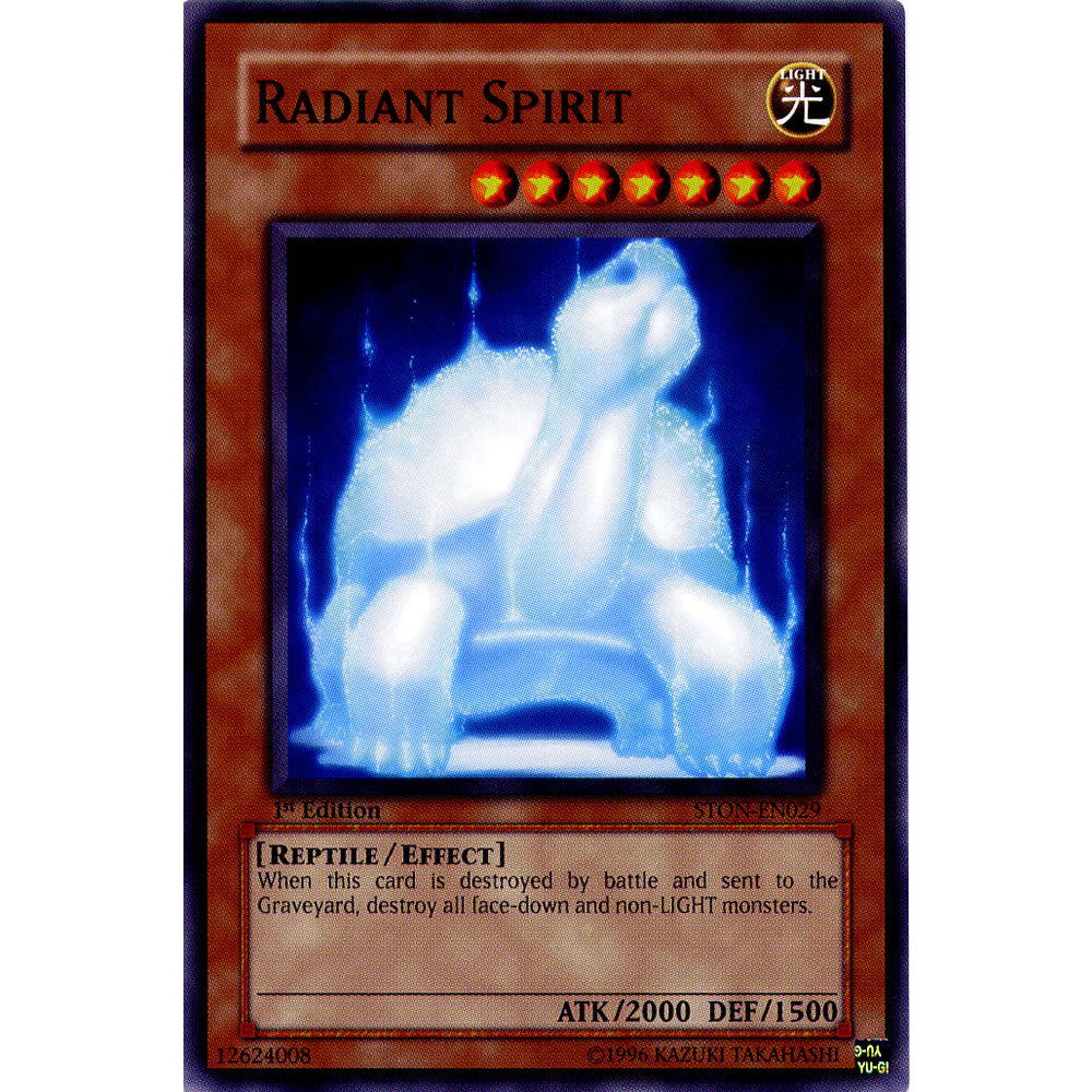Radiant Spirit STON-EN029 Yu-Gi-Oh! Card from the Strike of Neos Set