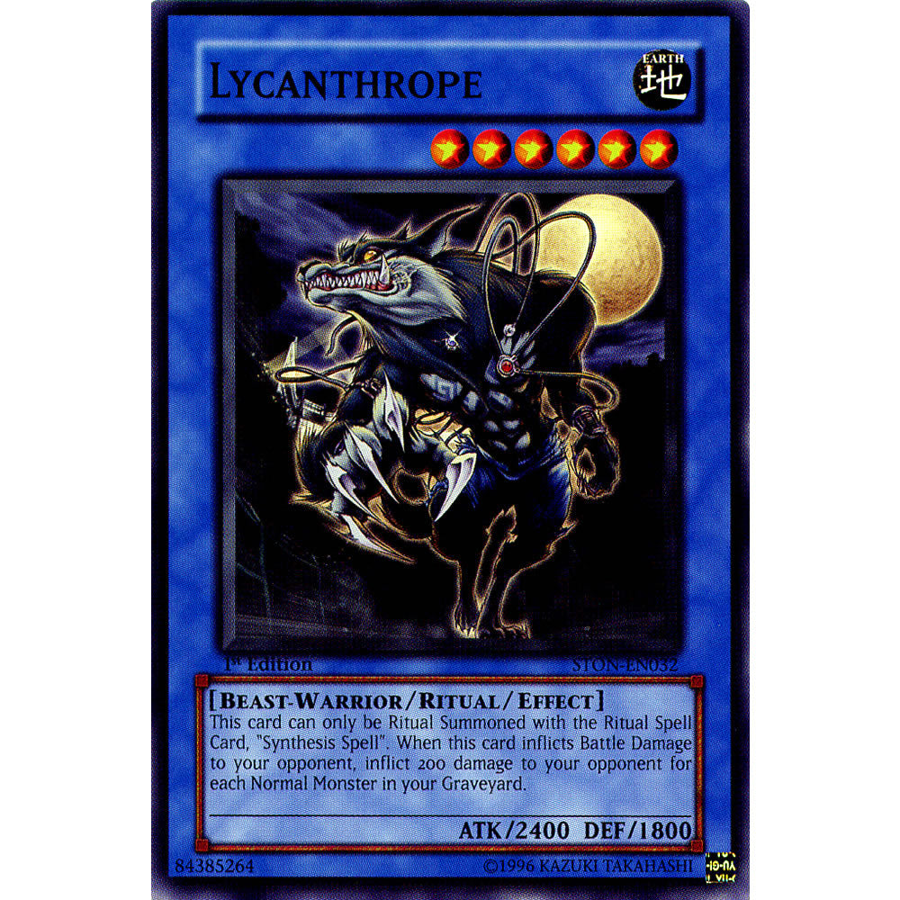 Lycanthrope STON-EN032 Yu-Gi-Oh! Card from the Strike of Neos Set