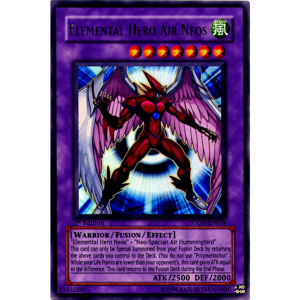 Elemental Hero Air Neos STON-EN034 Yu-Gi-Oh! Card from the Strike of Neos Set