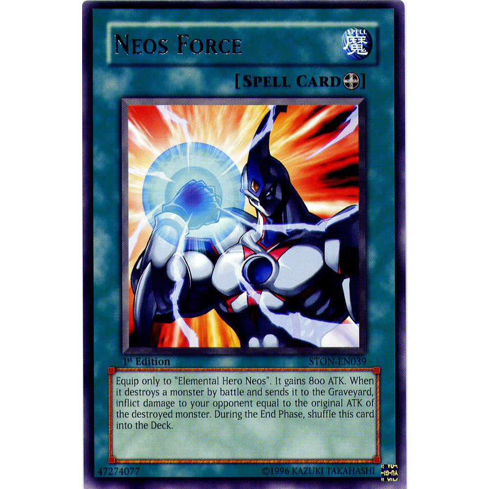 Neos Force STON-EN039 Yu-Gi-Oh! Card from the Strike of Neos Set