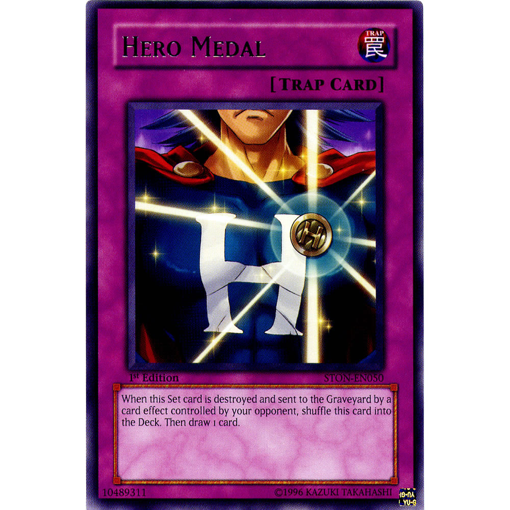 Hero Medal STON-EN050 Yu-Gi-Oh! Card from the Strike of Neos Set