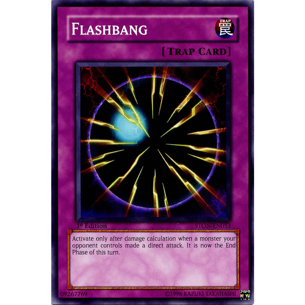 Flashbang STON-EN053 Yu-Gi-Oh! Card from the Strike of Neos Set
