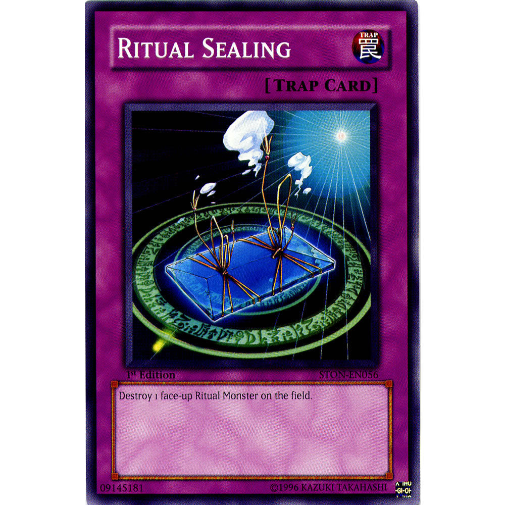 Ritual Sealing STON-EN056 Yu-Gi-Oh! Card from the Strike of Neos Set