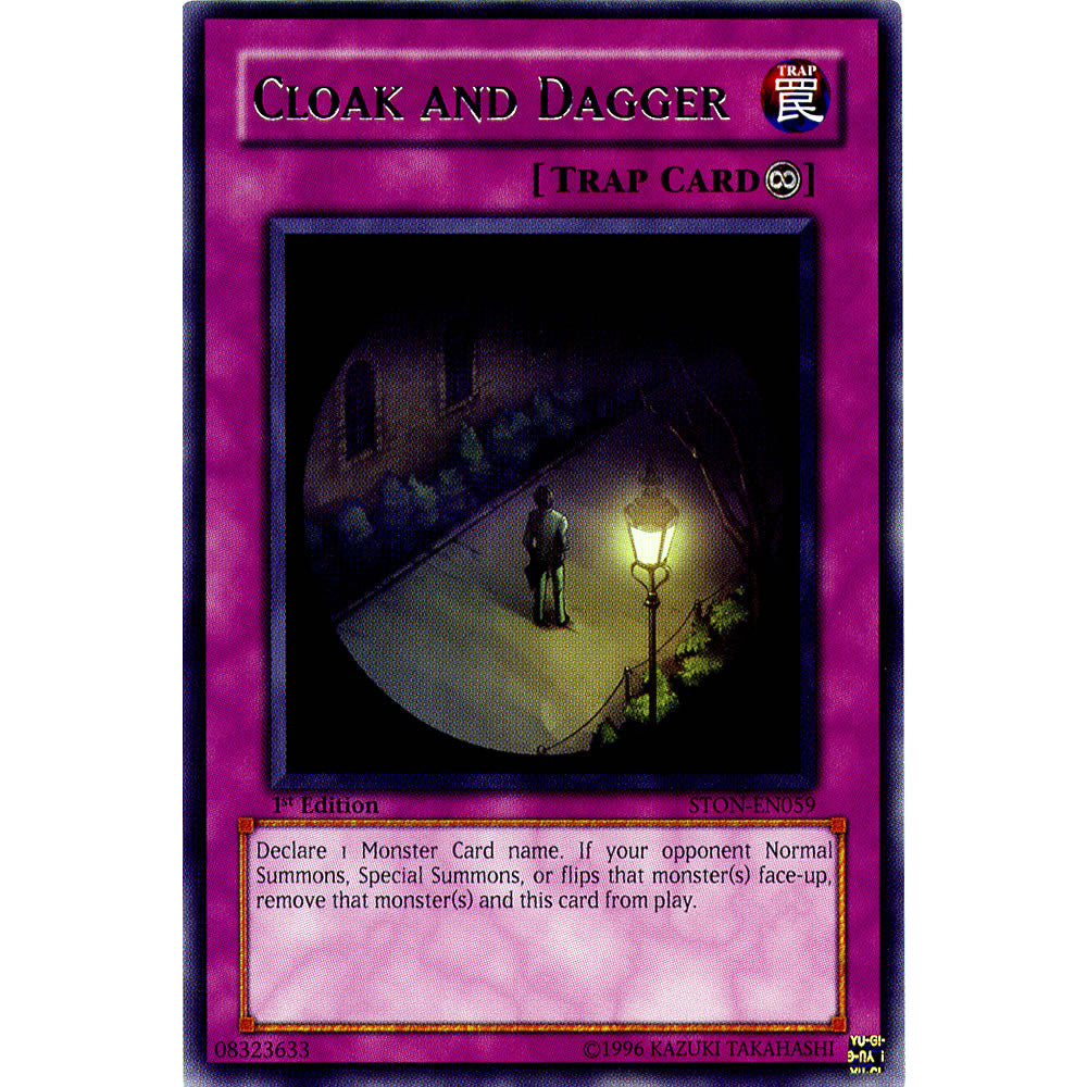 Cloak and Dagger STON-EN059 Yu-Gi-Oh! Card from the Strike of Neos Set