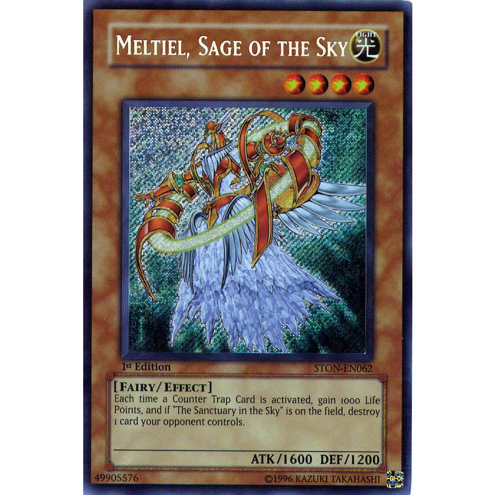Meltiel, Sage of the Sky STON-EN062 Yu-Gi-Oh! Card from the Strike of Neos Set