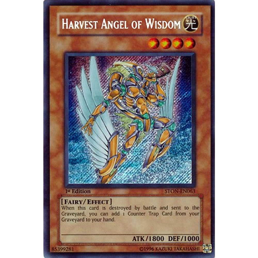 Harvest Angel of Wisdom STON-EN063 Yu-Gi-Oh! Card from the Strike of Neos Set