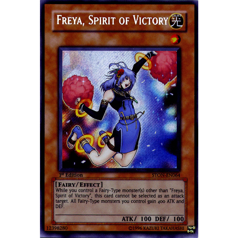 Freya, Spirit of Victory STON-EN064 Yu-Gi-Oh! Card from the Strike of Neos Set