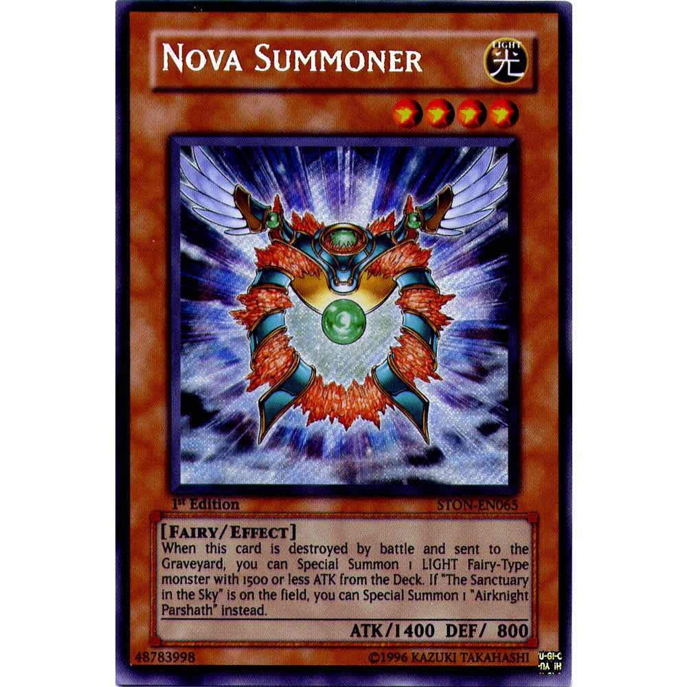 Nova Summoner STON-EN065 Yu-Gi-Oh! Card from the Strike of Neos Set
