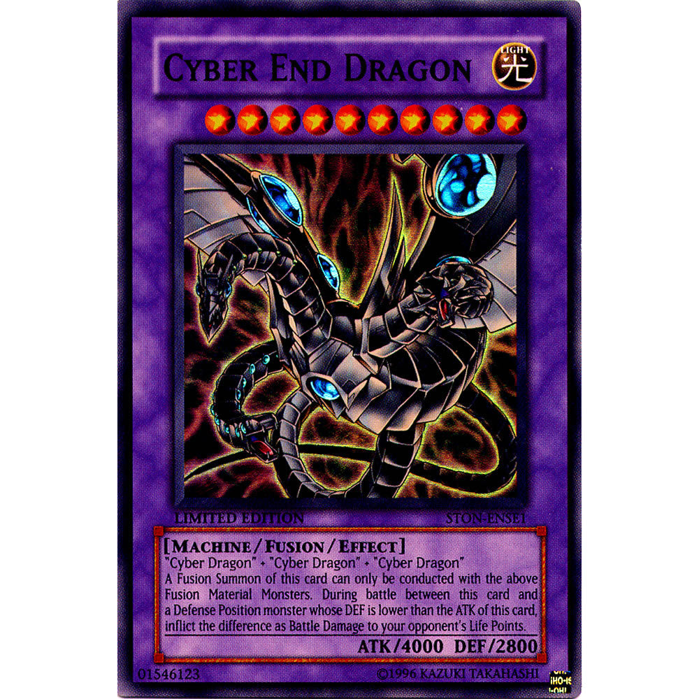 Cyber End Dragon STON-ENSE1 Yu-Gi-Oh! Card from the Strike of Neos Special Edition Set