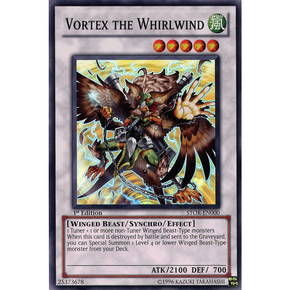 Vortex The Whirlwind STOR-EN000 Yu-Gi-Oh! Card from the Storm of Ragnarok Set