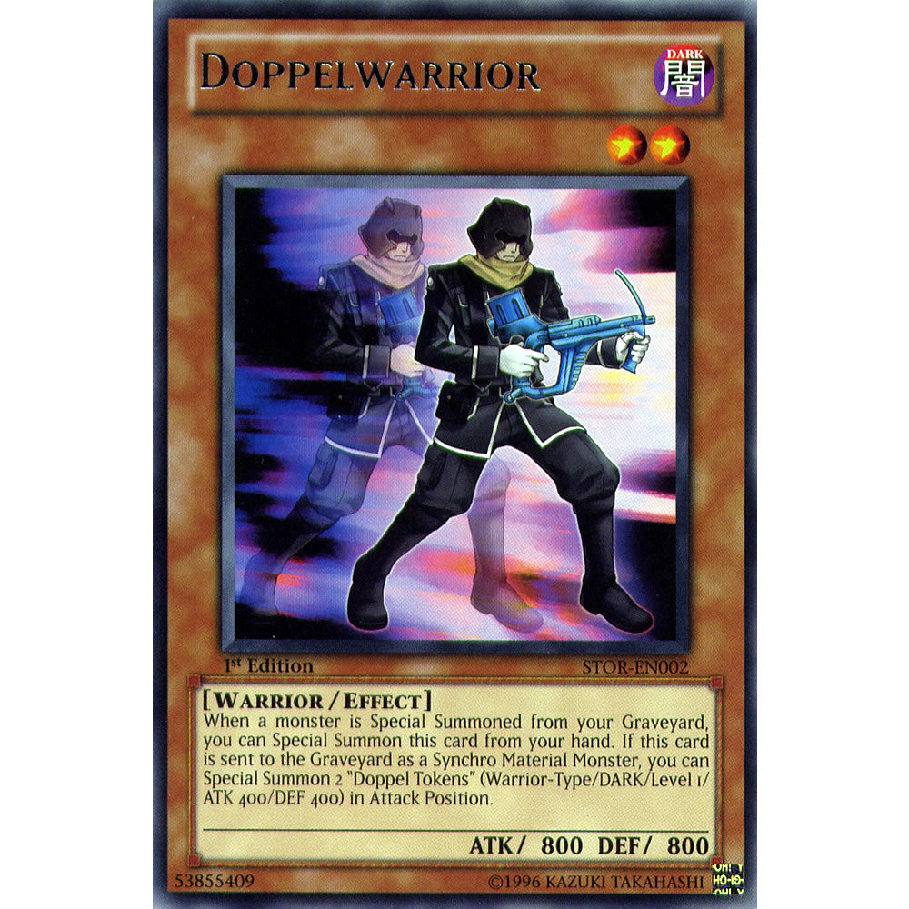 Doppelwarrior STOR-EN002 Yu-Gi-Oh! Card from the Storm of Ragnarok Set