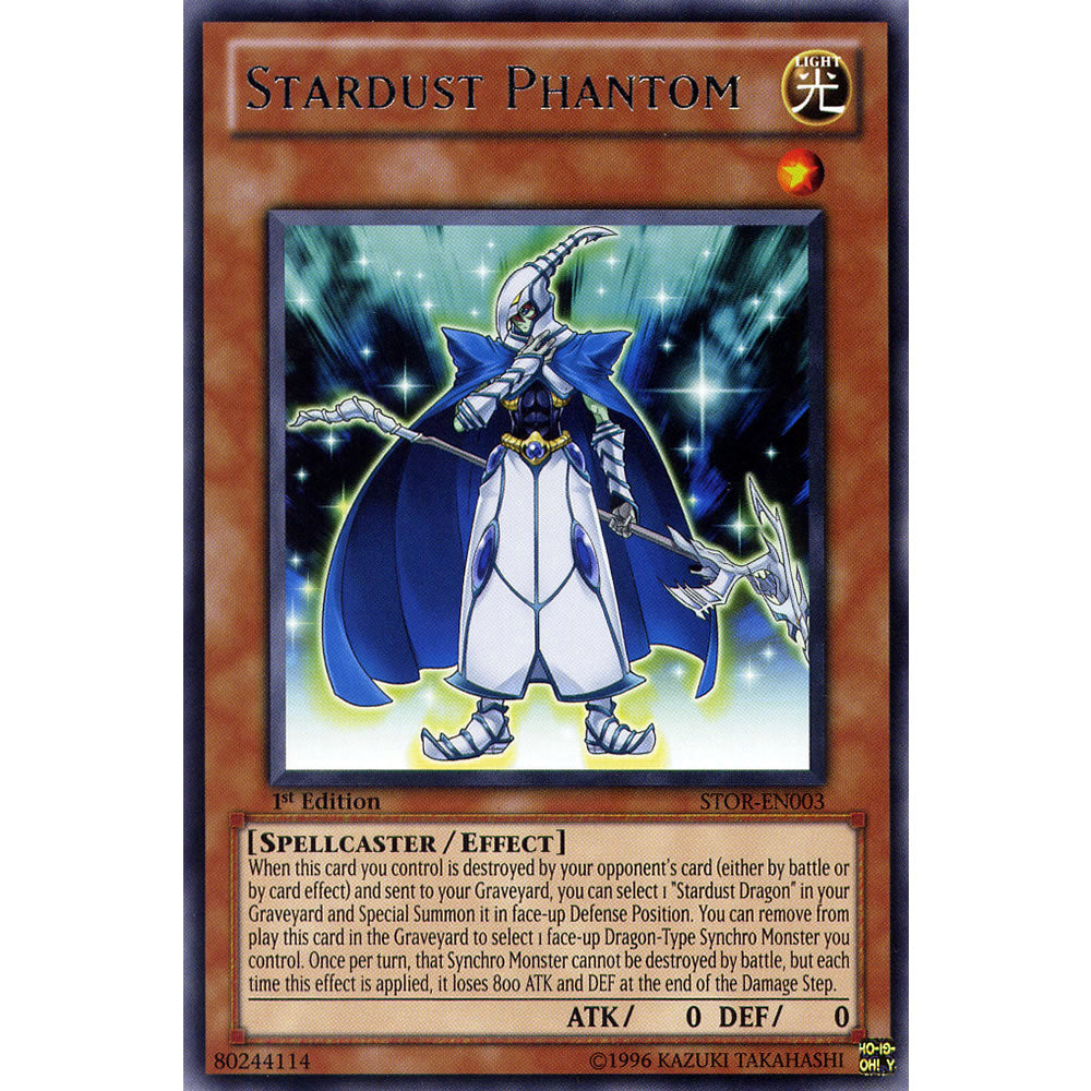 Stardust Phantom STOR-EN003 Yu-Gi-Oh! Card from the Storm of Ragnarok Set