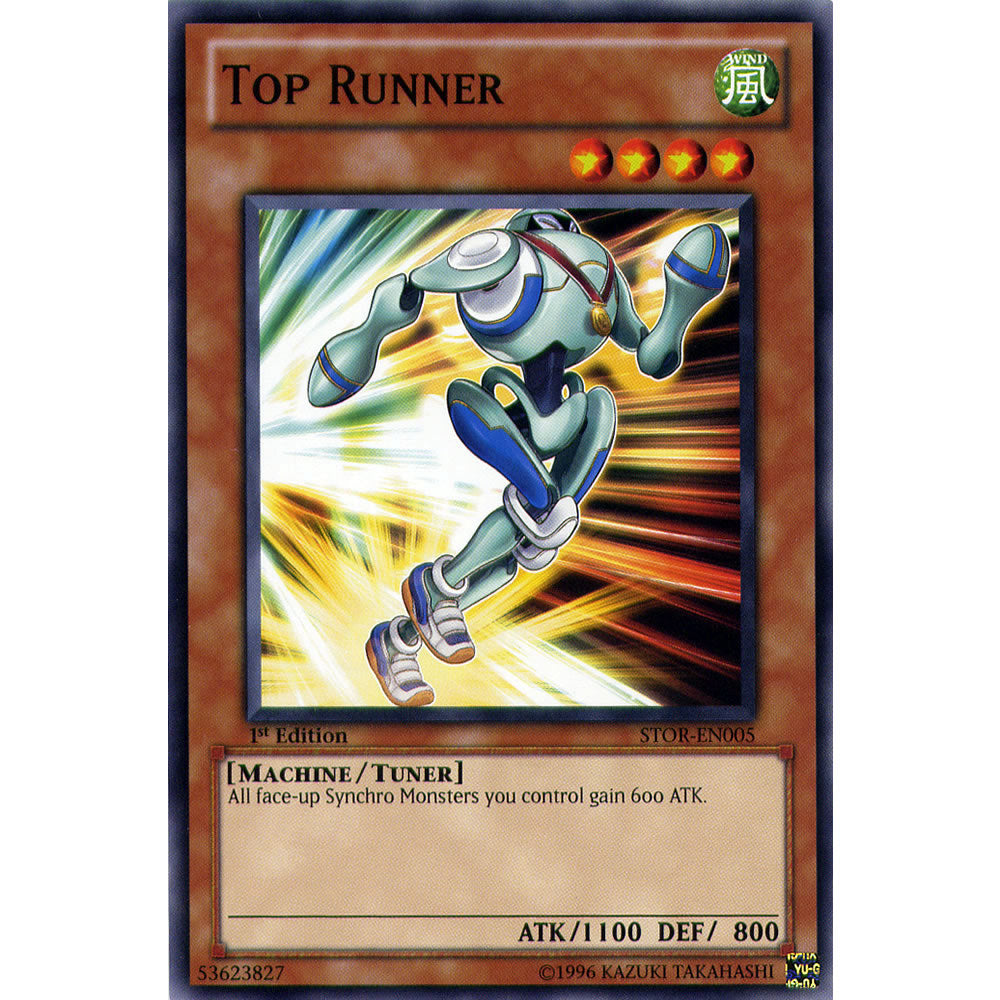 Top Runner STOR-EN005 Yu-Gi-Oh! Card from the Storm of Ragnarok Set