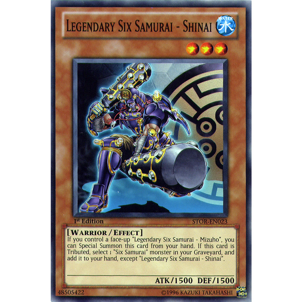 Legendary Six Samurai Shinai STOR-EN023 Yu-Gi-Oh! Card from the Storm of Ragnarok Set