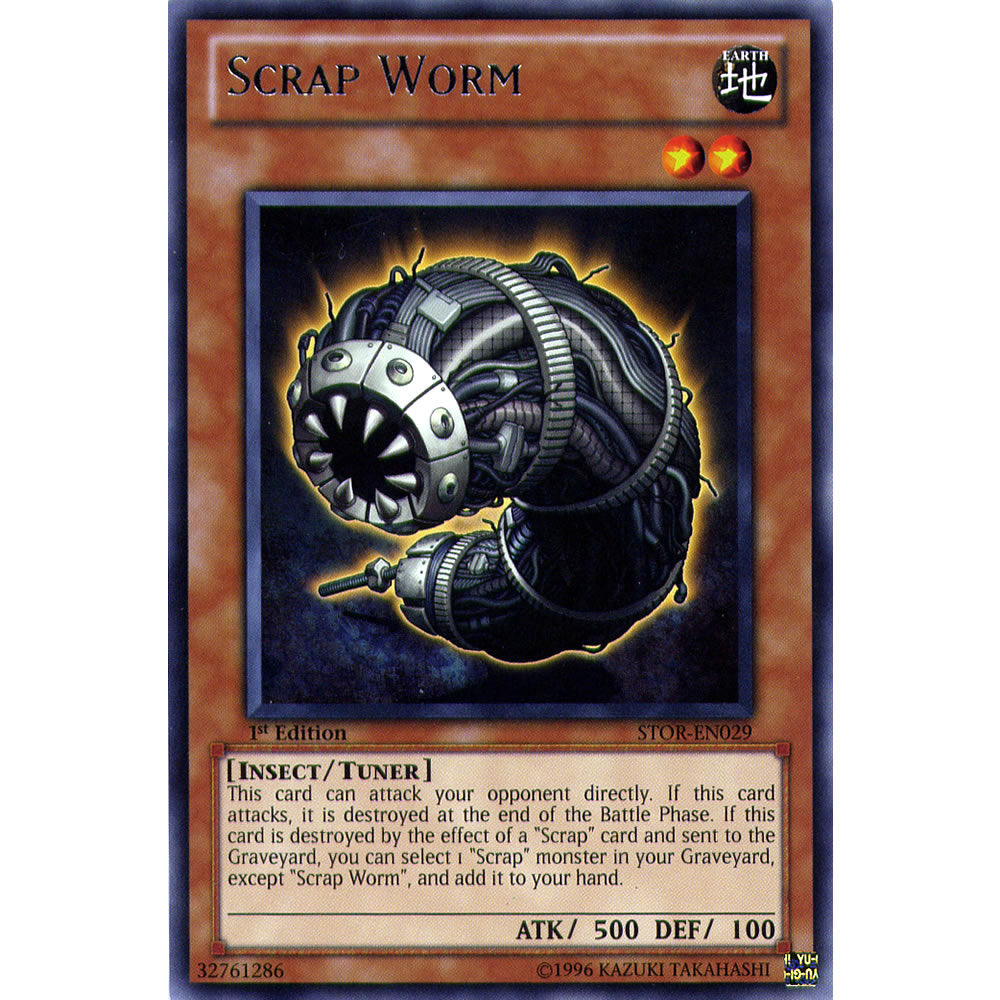 Scrap Worm STOR-EN029 Yu-Gi-Oh! Card from the Storm of Ragnarok Set